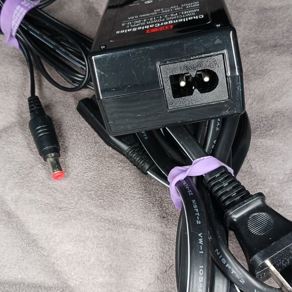 Comcast Approved Power Supply EPS-3 12V 3Amp Model PS-2.1-12-3-DC-S1 Red Tip - Picture 6 of 6